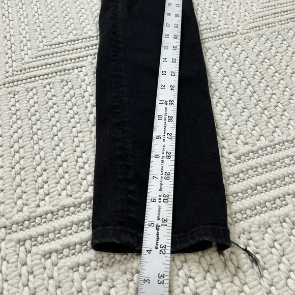 American Eagle Outfitters Black Ripped Skinny Jeans - Picture 5 of 11